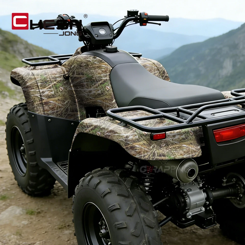 Pellicola Camouflage a Foglia per Car Wrapping, Adesivi per Moto e Auto, Accessori Tuning, Pellicola Adesiva per Veicoli