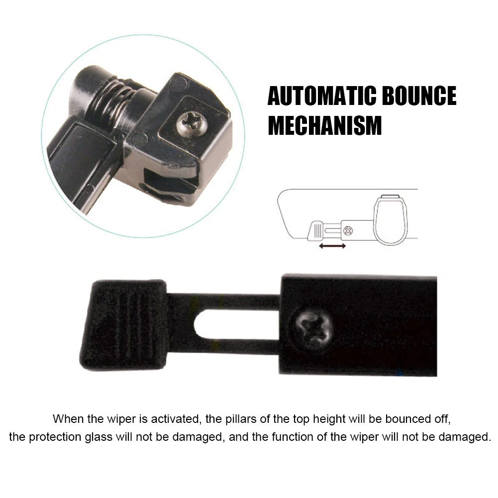 Hypersonic Car Wiper Pressure Top Stand Windshield Black Wiper Wing Blade Spoiler Car Accessories