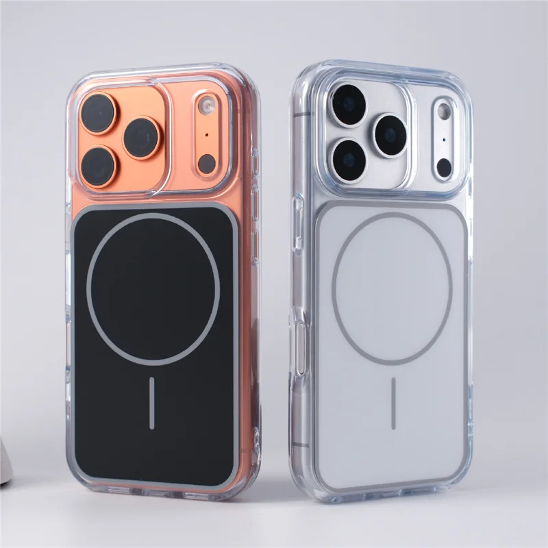 

Trendy Hit Color For iPhone Magsafe Case For iPhone 17 17Pro 17Pro Max Wireless Charging Magnetic Shockproof Phone Back Cover