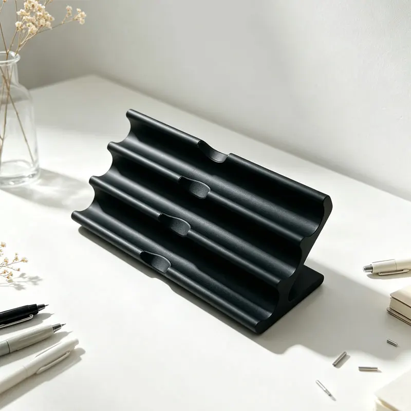 3D Printed Modern Minimalism Style Three Layers Pen Stand Office Pen Holder Desktop Organizer Gift Newest Easy Grab Design