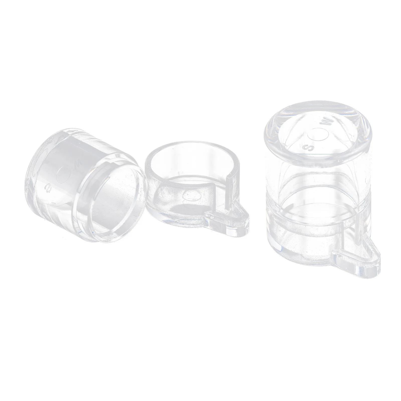 

2pcs Transparent Water Bowl For Ants Premium Acrylic Ant Nest Feeding Area Mini Feeder Container Accessory
