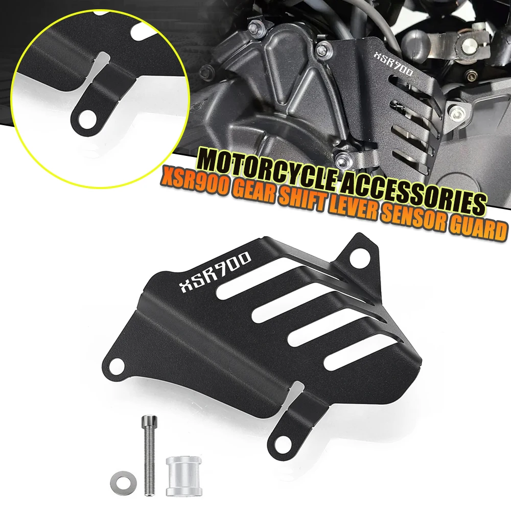 

2025 XSR 900 Gear Shift Lever Sensor Guard Cover For Yamaha XSR900 2022 - 2024 Motorcycle Accessories Shift Assistant Protector