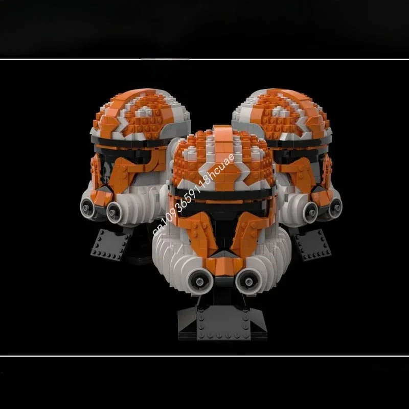 

Набор для сборки модели шлема MOC (930 деталей) — копия шлема из Star Battle. Конструктор для детей, развивающая игрушка, идея для подарка на Рождество.