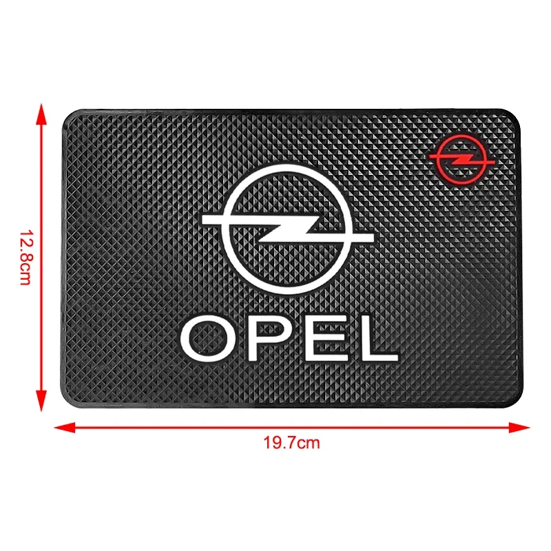 1/2pc Car Dashboard Silicone Non Slip Mat Phone Glasses Anti-skid Pad For Opel Astra j Insignia Astra g Corsa Zafira Accessories