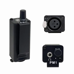 New Compactly Individual In Ear Monitors Amplifiers with Locking Mechanism for Musicians Highly Power 3.5mm Headphone Output