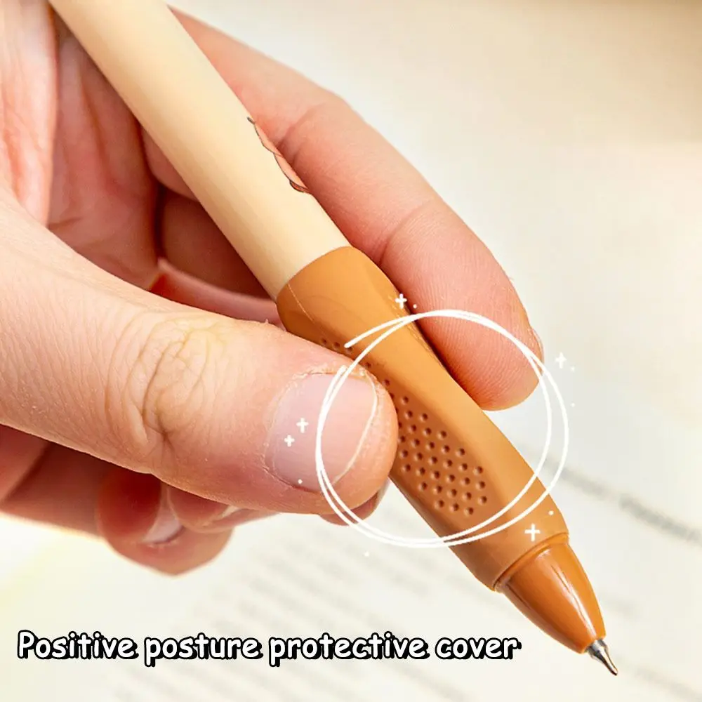 

4 шт., гелевая ручка с рисунком Капибара/Панды, мягкая ручка, быстросохнущая нейтральная ручка, шариковая ручка 0,5 мм, школьный офис
