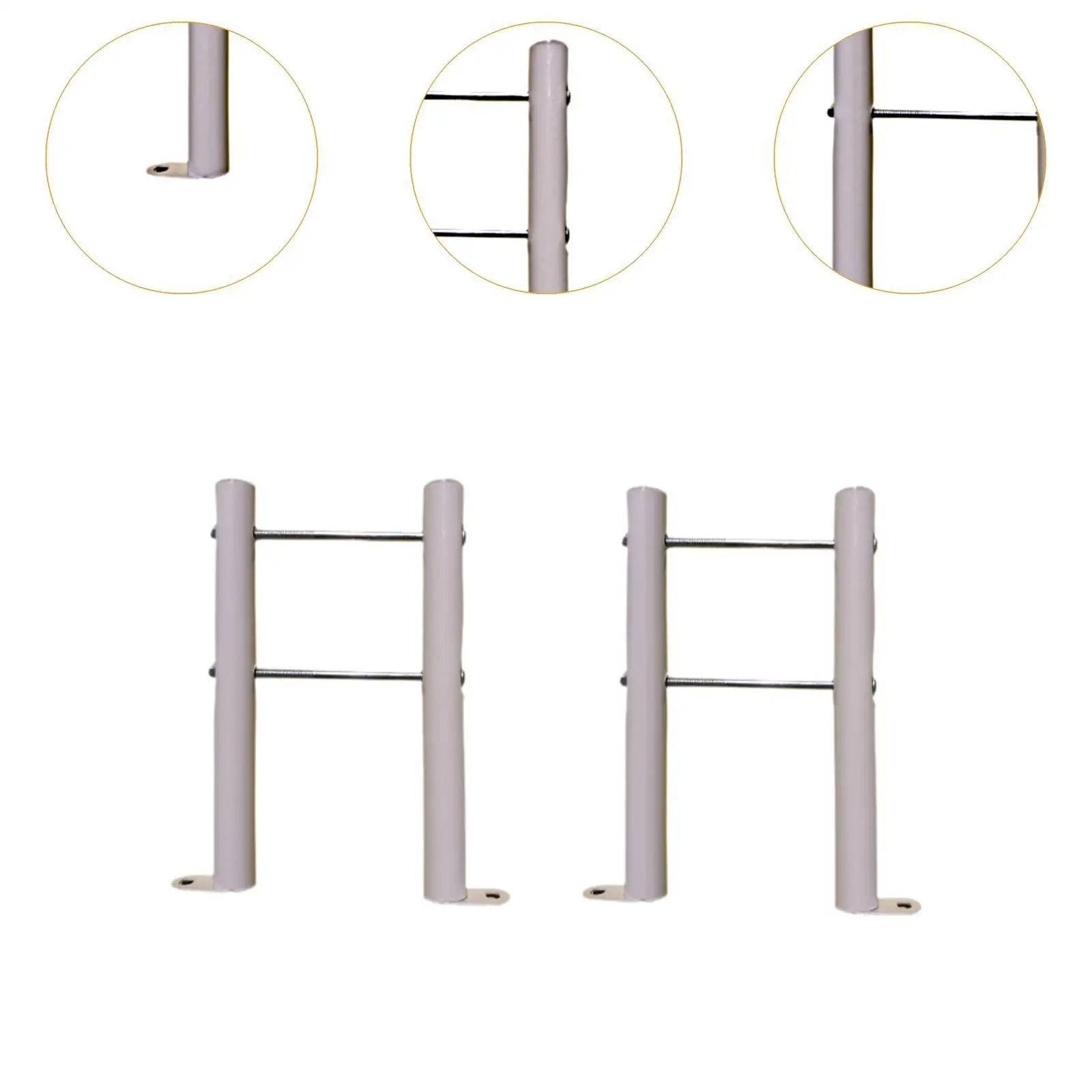 2 Pieces Radiator Floor Brackets Space Saving Reliable Portable Multipurpose Stable Lightweight Floor Mount Radiator Legs