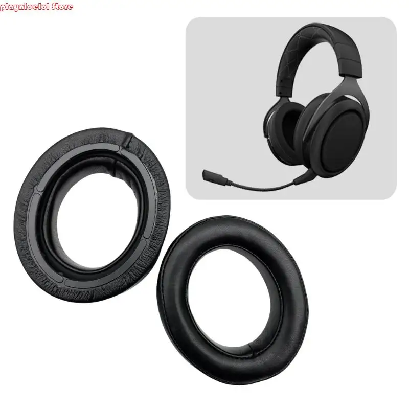 Sheepskin Replacement Earpads Ear CushionsFor HS50/HS60/HS70 Headphones Ear Pad Offering Superior Comfort Earmuff