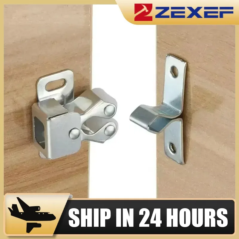 Cabinet Door Clips Wardrobe Cabinet Door Touch Beads Card Type Touch Beads Cabinet Locks Hardware Fittings Accessories