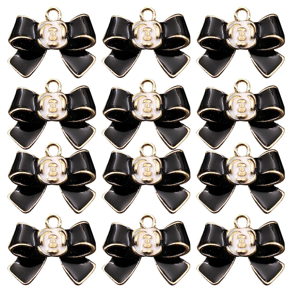 

20Pcs Bow Charms Alloy Pendants Creative Jewelry Making Charms DIY Earrings Bracelets Necklaces Craft Supplies Handmade