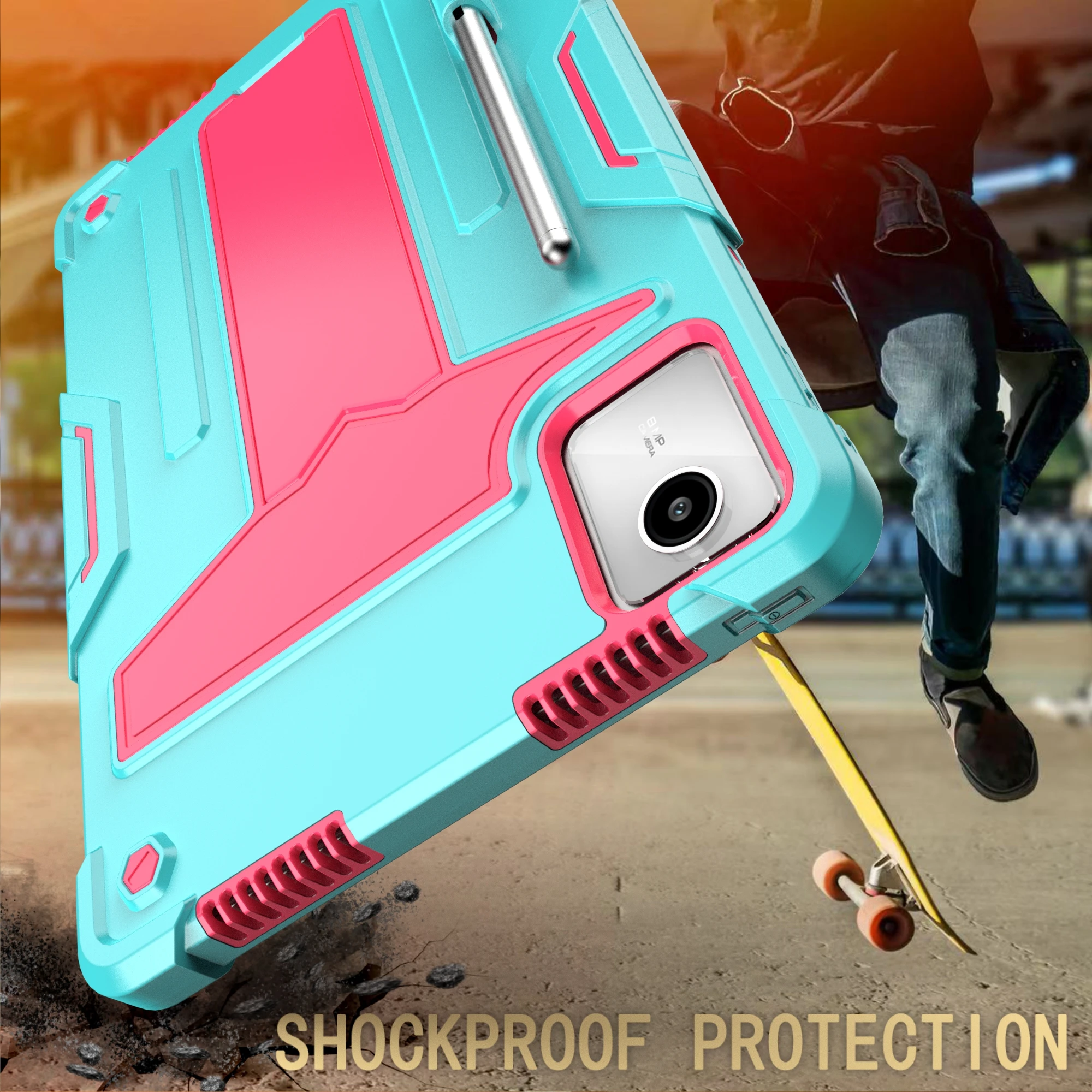 Case for Lenovo Tab M11 TB331FC TB330FU Idea 11 TB336ZU TB336FU Heavy Duty Shockproof Tablet Cover for Xiaoxin Pad 2024 2025