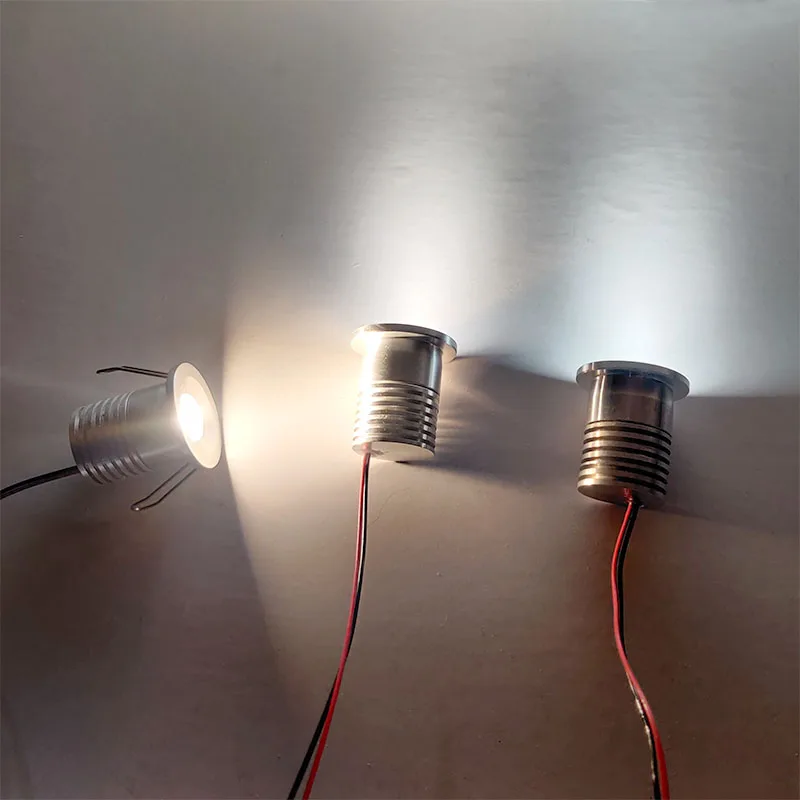 4/6/8/10PCS 3W 12V 24V ściemniania Mini reflektory LED światło zewnętrzne wodoodporna IP65 domowy Hotel sauny wodoodporna lampa spłukiwania Cut28mm