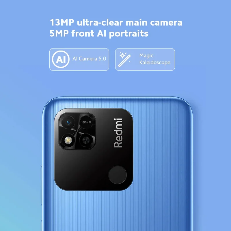 Redmi 10A smartphone  6.53" HD+ Display | 5000mAh Long Battery celular | 13MP Camera | Dual SIM | used phones without charger