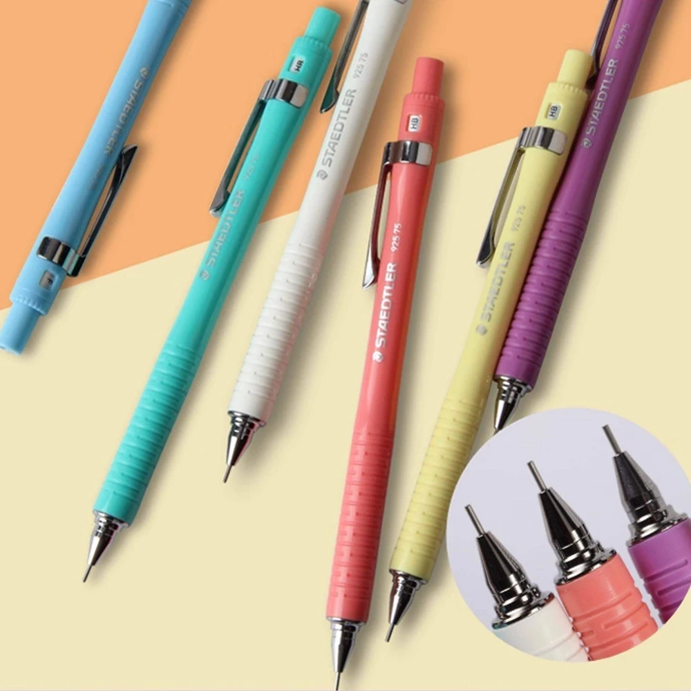 STAEDTLER 925 75 Mechanical Pencil 0.3/0.5/0.7/0.9mm Professional Drafting Sketch Pencil Drawing Student Art Stationery