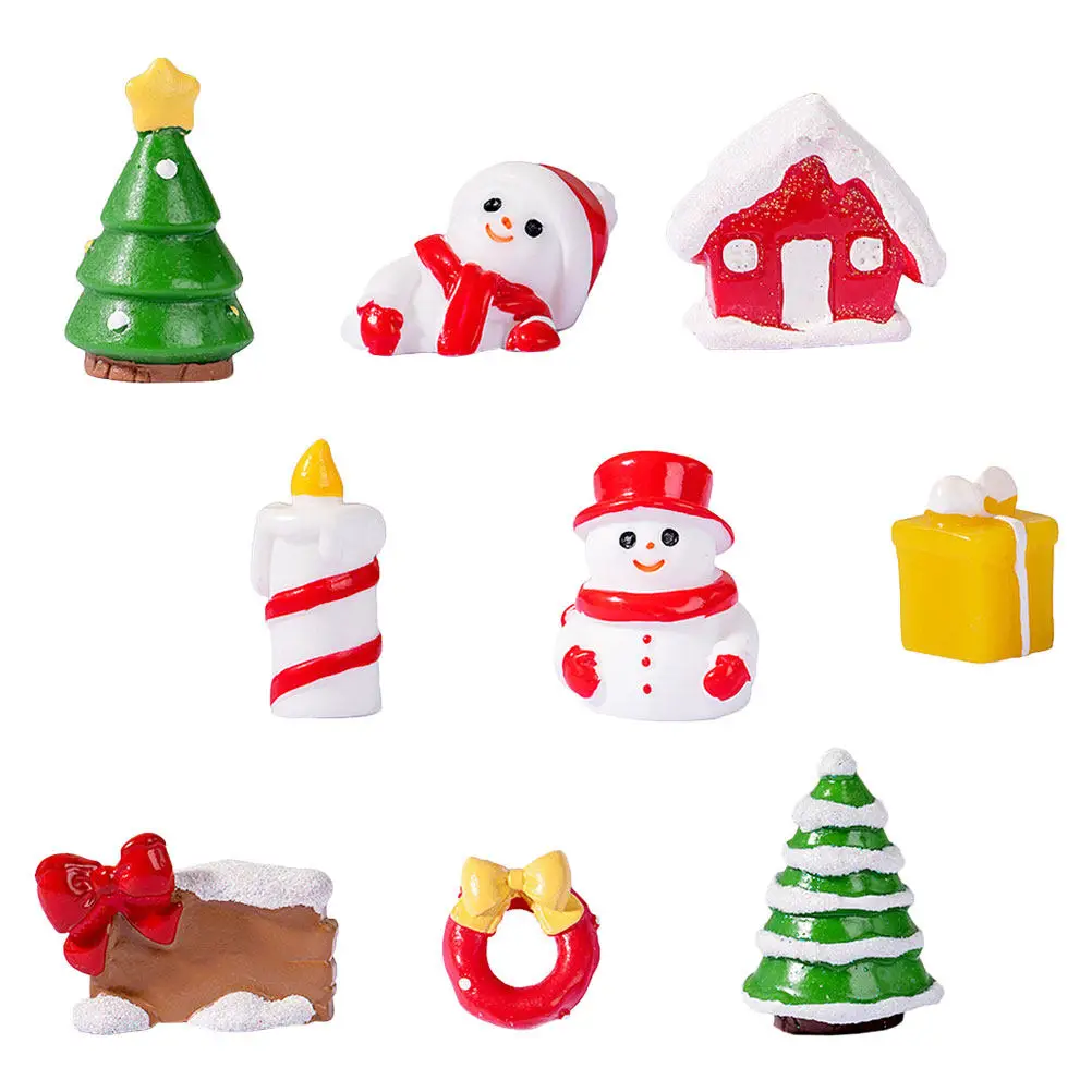 

Набор из 9 миниатюрных фигурок для декора: маленькие статуэтки из смолы для ландшафтного дизайна и подарков