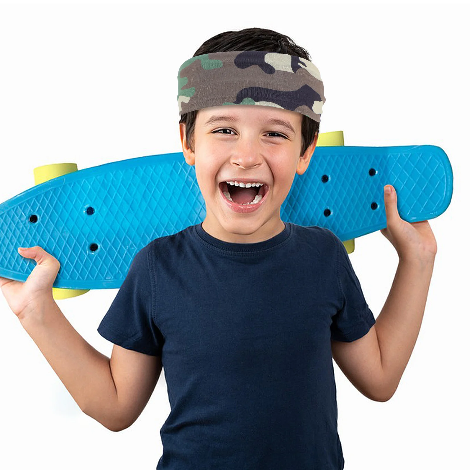 

Sweat Headband Running Athletic Sweatband Breathable Polyester Sports Hairband Elastic Kids Sweatband for Workout