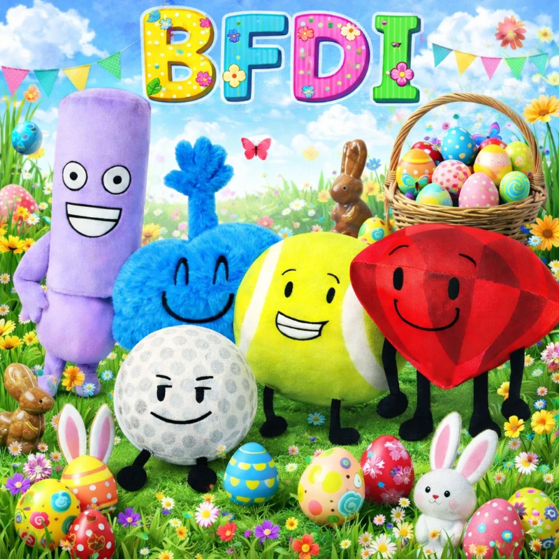 

Плюшевая игрушка Battle For Dream Island BFDI, милая мультяшная аниме-игрушка, мягкая плюшевая кукла, коллекционная, подарок на день рождения для детей, декор для комнаты