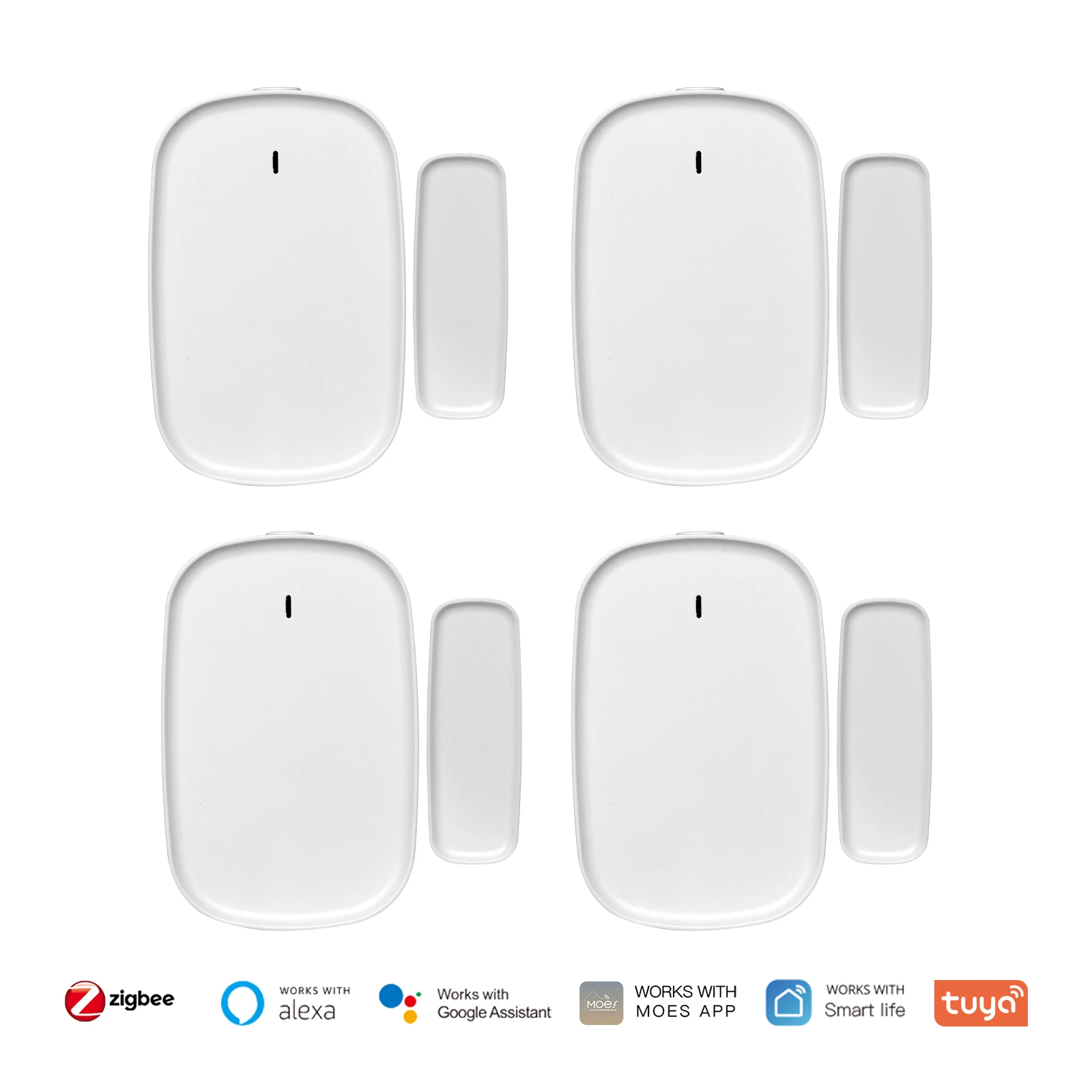 Variant: 4 PCS White