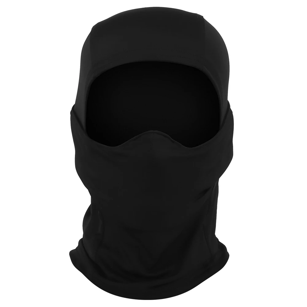 Tactical Mask Outdoor Balaclava Head Hood Silicone Half Face Windproof Headgear Airsoft Hunting CS Game Sunscreen Cap Outdoor