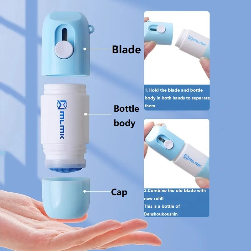 2 in 1 Eraser Labels Packages Courier Opener Mini Letter Envelope Openers Cute Brief Opener Box Cutter KXD01