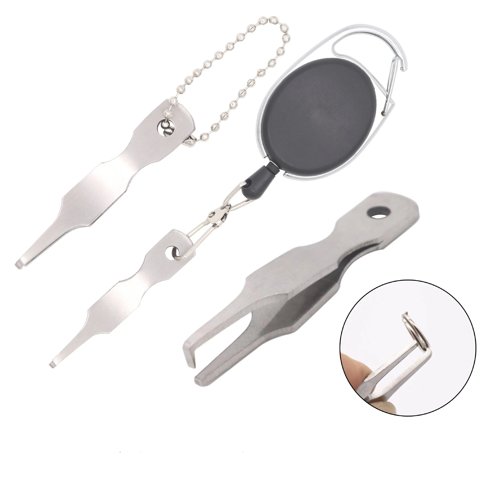 

Lure Ring Loop Opener Hook Eye Cleaner Luya Fishing Line Cutter Quick Split Rings Opener Fishing Line Pliers Fishing Tackle Tool