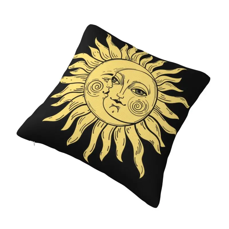 Custom Sun And Moon Pillow Case 40x40cm Nordic Cushion Cover Soft Pillowcase