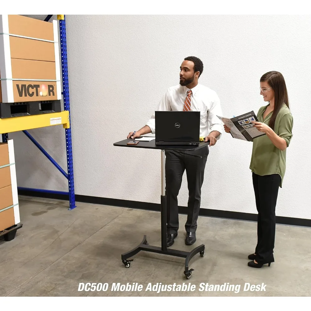 قم برفع مساحة عملك: مكتب قائم أحادي الطبقة قابل للتعديل لتغيير الارتفاع