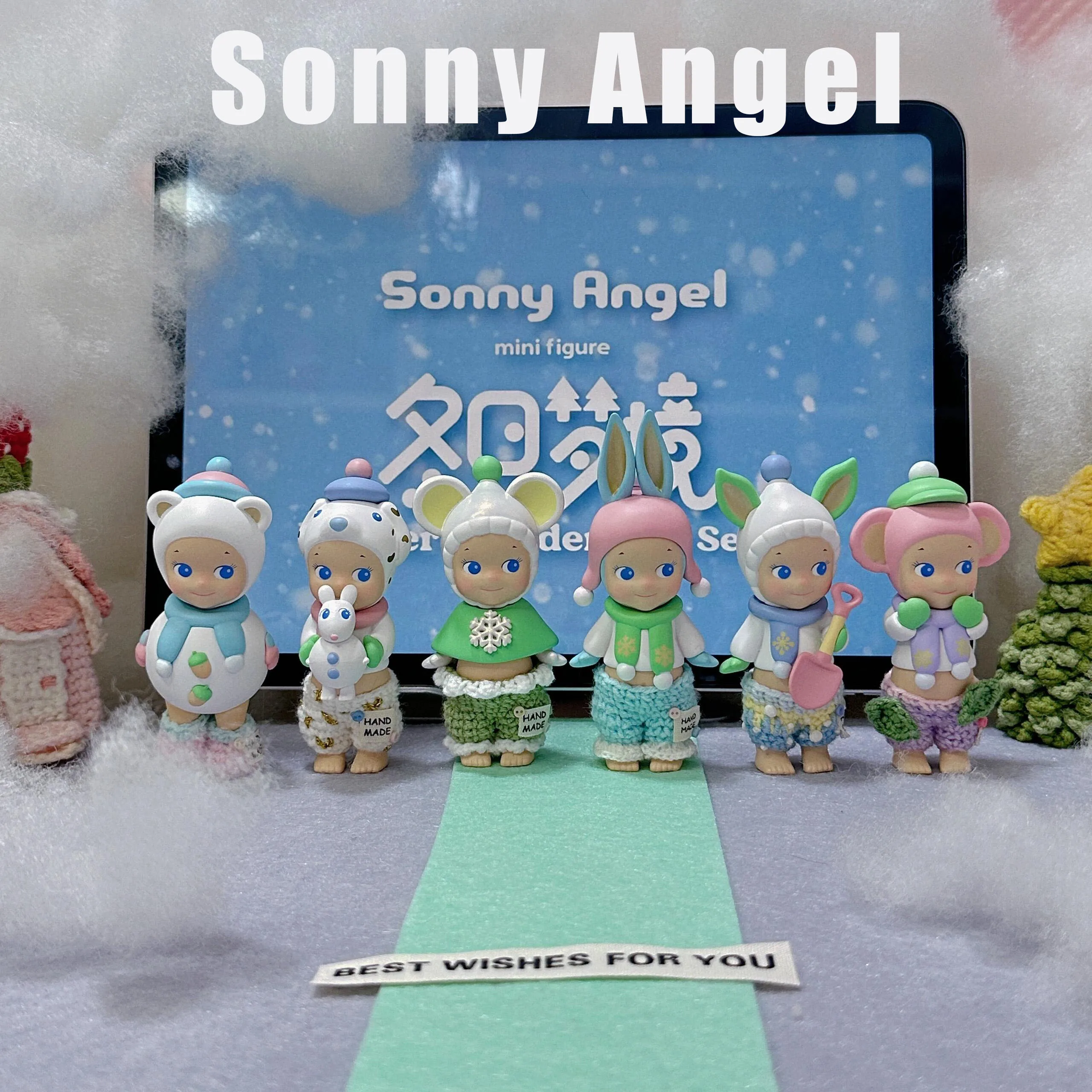 Sonny Angel Blind Box Spielzeug Winter Wonderland Serie Anime Actionfiguren Ornamente Puppen Fans Mädchen Kinder Weihnachtsgeschenk