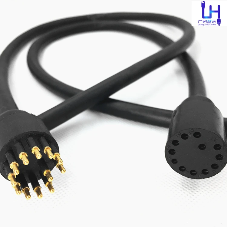 12 Pin Cable Connectors Waterproof Underwater Electrical Pluggable Connector