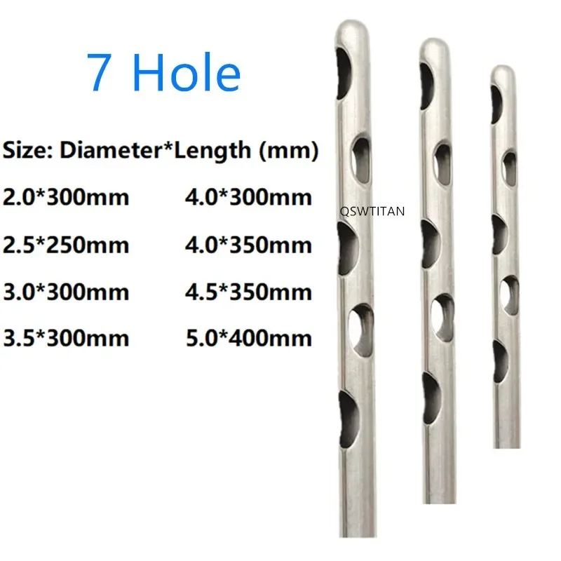 1PCS Stainless Steel Seven hole Surgical Instruments Liposuction Cannulas For Fat Grafting