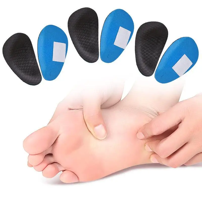 New 2PCS EVA Soft Flat Arch Support Half Pad Sports Relieve Foot Pain And Improve Posture Sports Wear Shoe Insert Accessorie