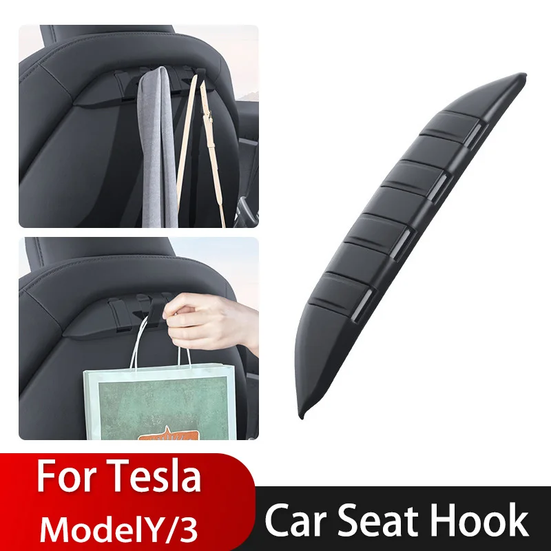 

Автомобильная задняя флейта для Tesla Model 3/Y, автомобильная вешалка для спины сиденья, подголовник, рюкзак, автомобильные аксессуары