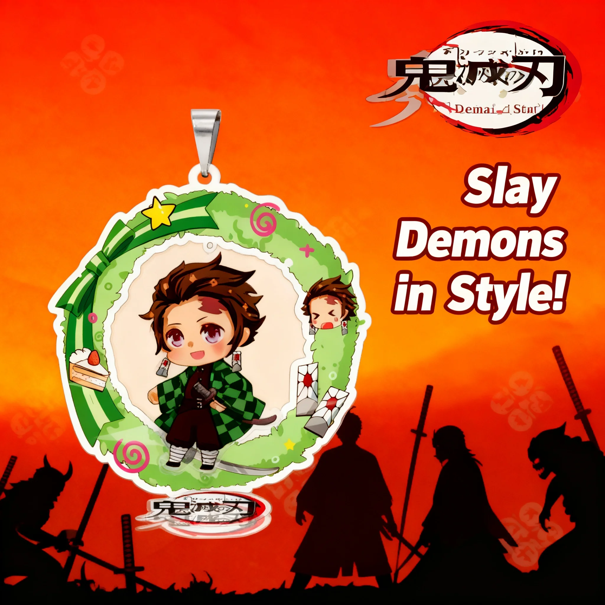 

Anime Demon Slayer Acrylic Stand Figure Kamado Tanjiro Nezuko Zenitsu Agatsuma Merchandise Display Figurine Collectible Gift