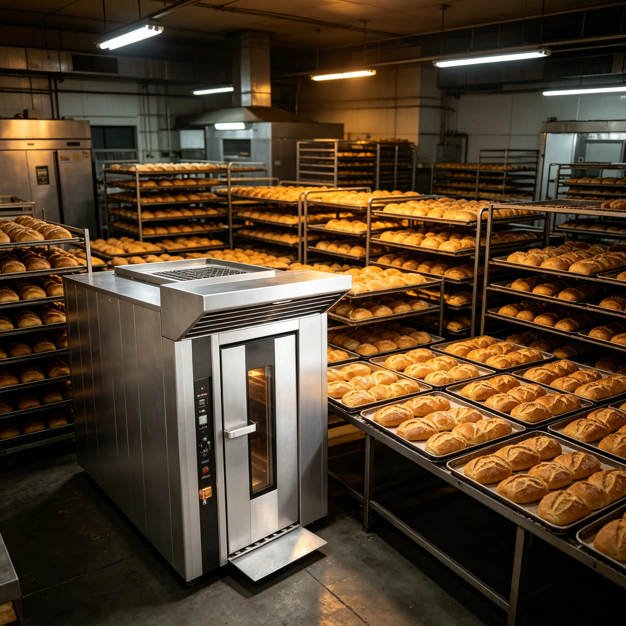 Convection Countertop Oven, Portable Design Rotary Roaster, Easy Clean for Pizza Bread Pastry Meat