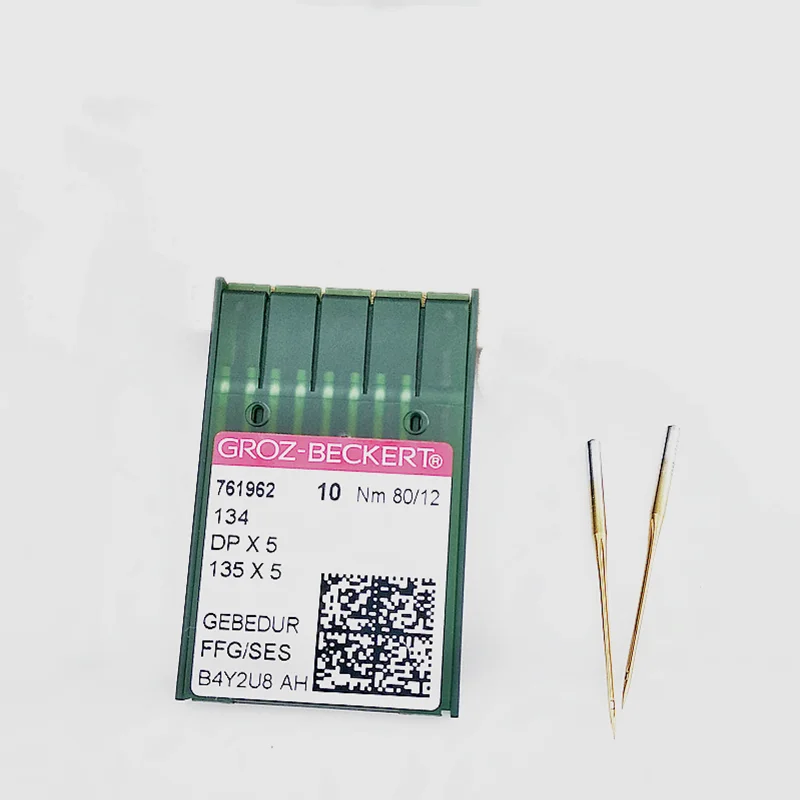 50PCS DPX5 GEBEDUR Heat Proof Groz-Beckert Sewing Machine Needles For Industrial 135X5 761505 134R JUKI BROTHER SINGER