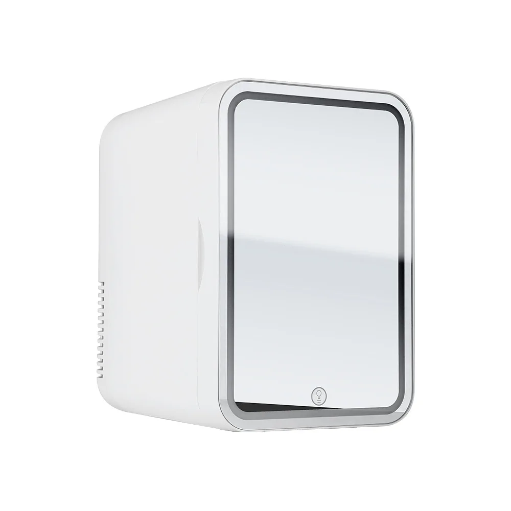 

Smart Table with Led Mirror Fridge Refrigerator 8l 10l Small Fridge Mini Smart Touch Table with Refrigerators and Freezers Home