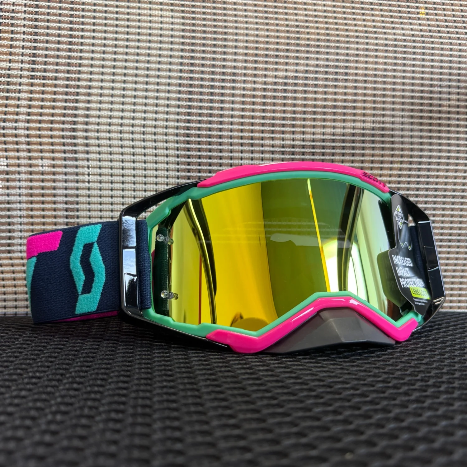 Professional MX ATV Motocross Goggles UV400 Wind Sand Proof Impact Resistant HD for Riding Skiing Outdoor Sports