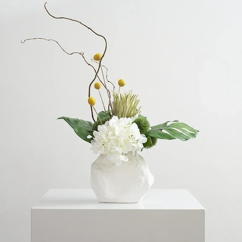 

B Simple modern artificial floral ornaments, living room coffee table, flower negotiation table, decoration fake flowers