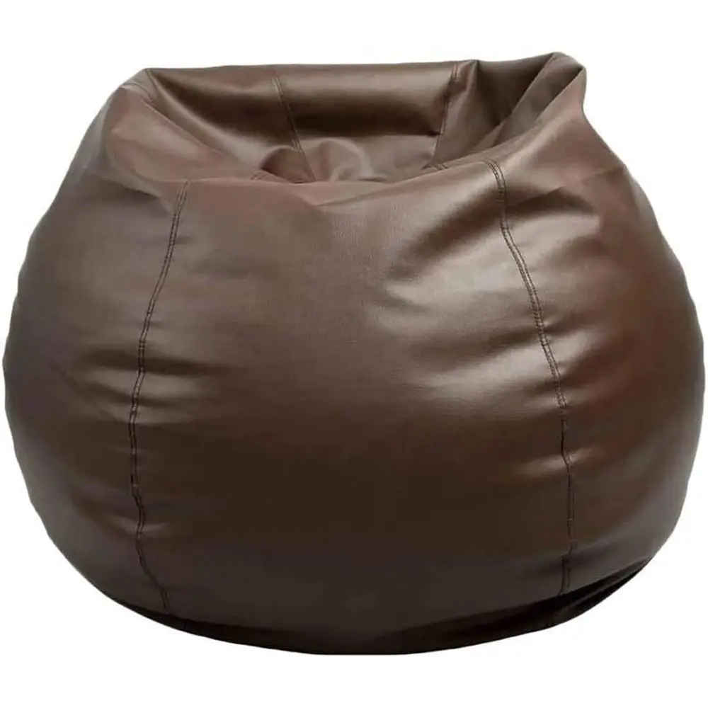 

Компактный большой кожаный чехол для дивана для шезлонгов, льняная ткань, кресло-мешок, пуф, татами, гостиная, 90 см, красный