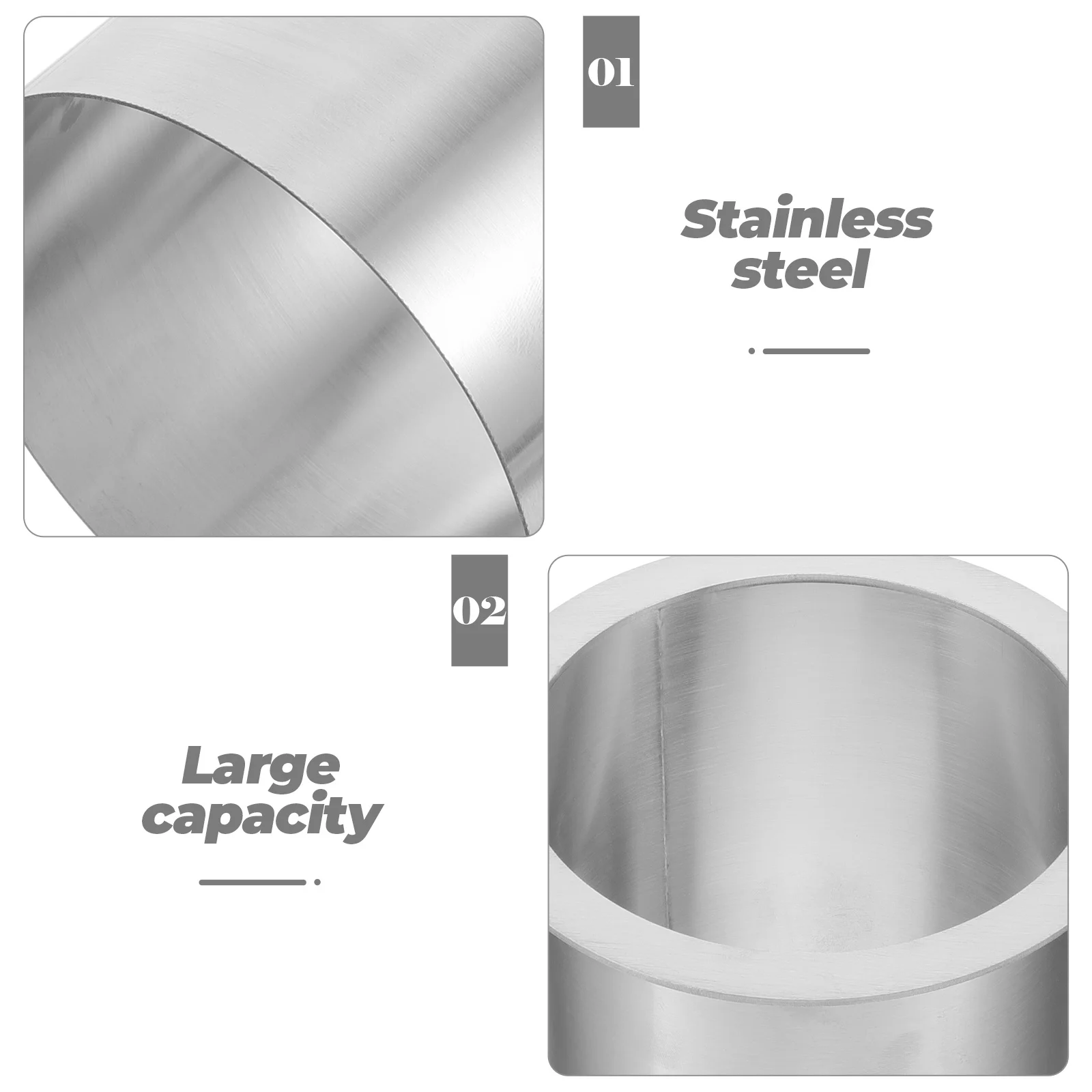 

Stainless Steel Trash Chute Grommet 304 Grade Round Countertop Waste Chute Grommets Kitchen Office Use