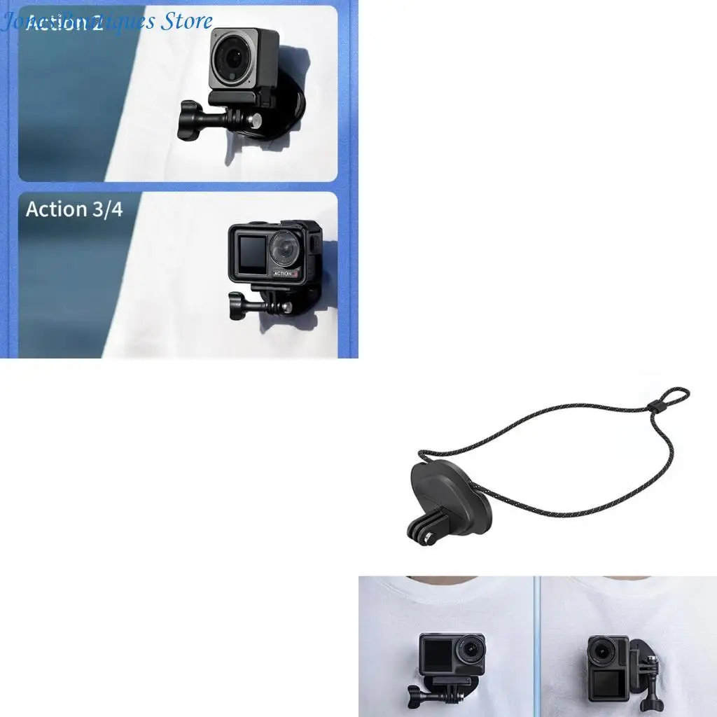 Neck Mount Action Camera Holder Chest Body Strap Mount for Action4 Hands Frees Filming & Unique W8KE