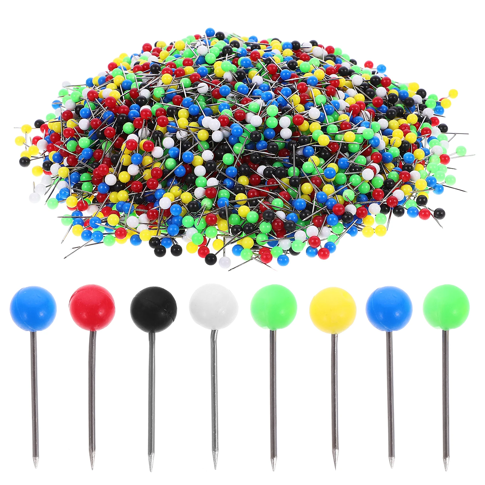 5000 قطعة 1 8 بوصة أحمر أسود أبيض Thumbtacks خريطة الملحقات اللوازم المكتبية دبابيس الدفع الدروس الحرفية السفر صور الفلين