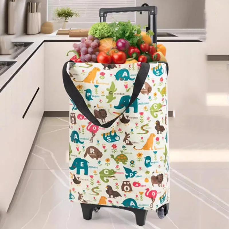 foldable-universal-wheel-portable-shopping-cart-handheld-bag-vegetable-bung-trailer-home-storage-organization-shopping-cart