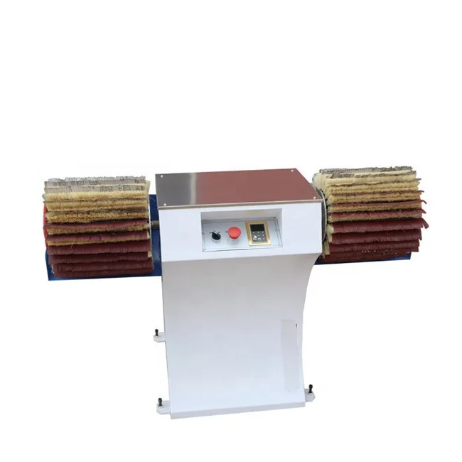 Double Head Manual Brush Edge Sanding Machine Wood Sander For Curved Wood