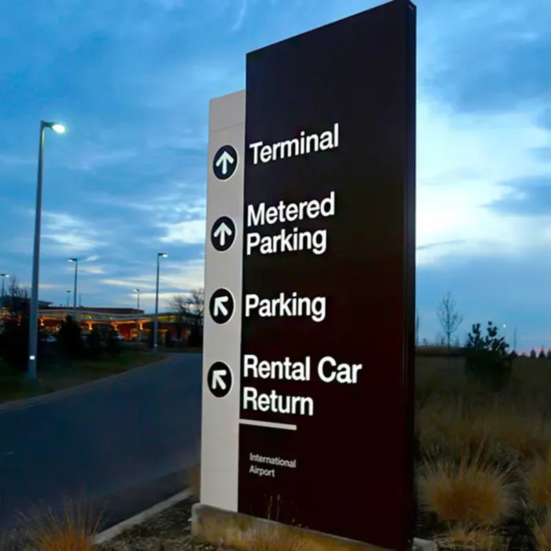 Double Sided LED Hanging Sign Airport Wayfinding Directory Men Women Toilet Guide Light Emitting Diodes Restroom Indicator