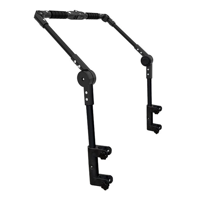 AT51-Wagon Push Handle Foldable Adjustable Handle With Hook And Loop Strips For Camping Canopy