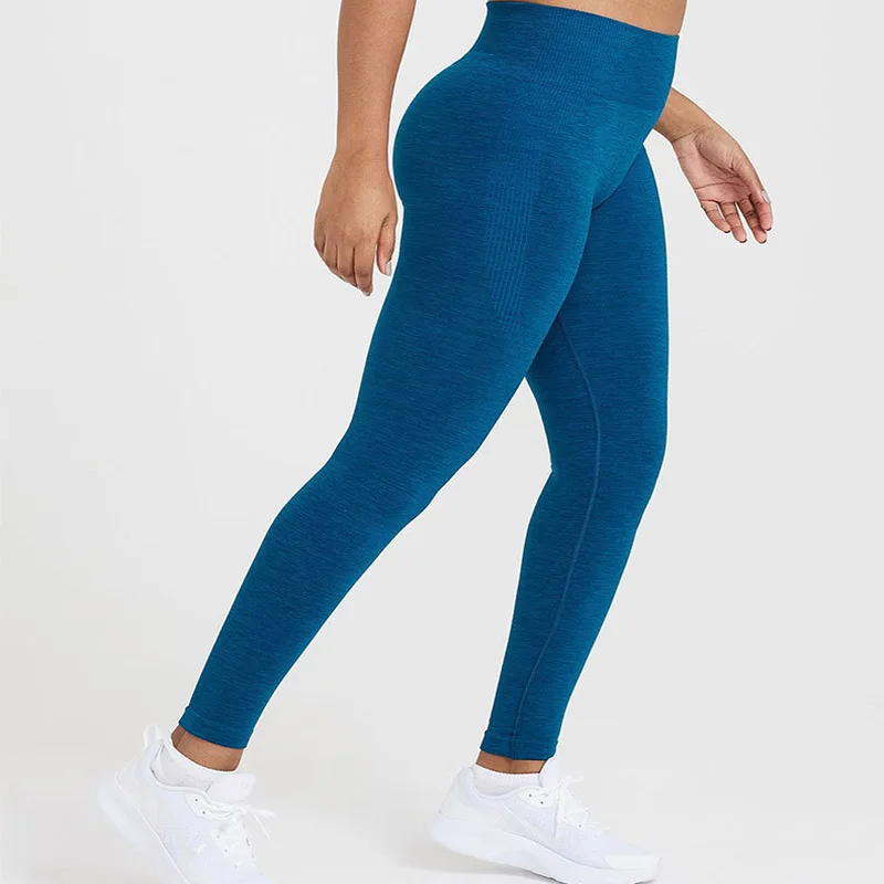 Breathable Athletic Running Leggings Scrunch Back Seamless Workout Butt Lifting Yoga Pants