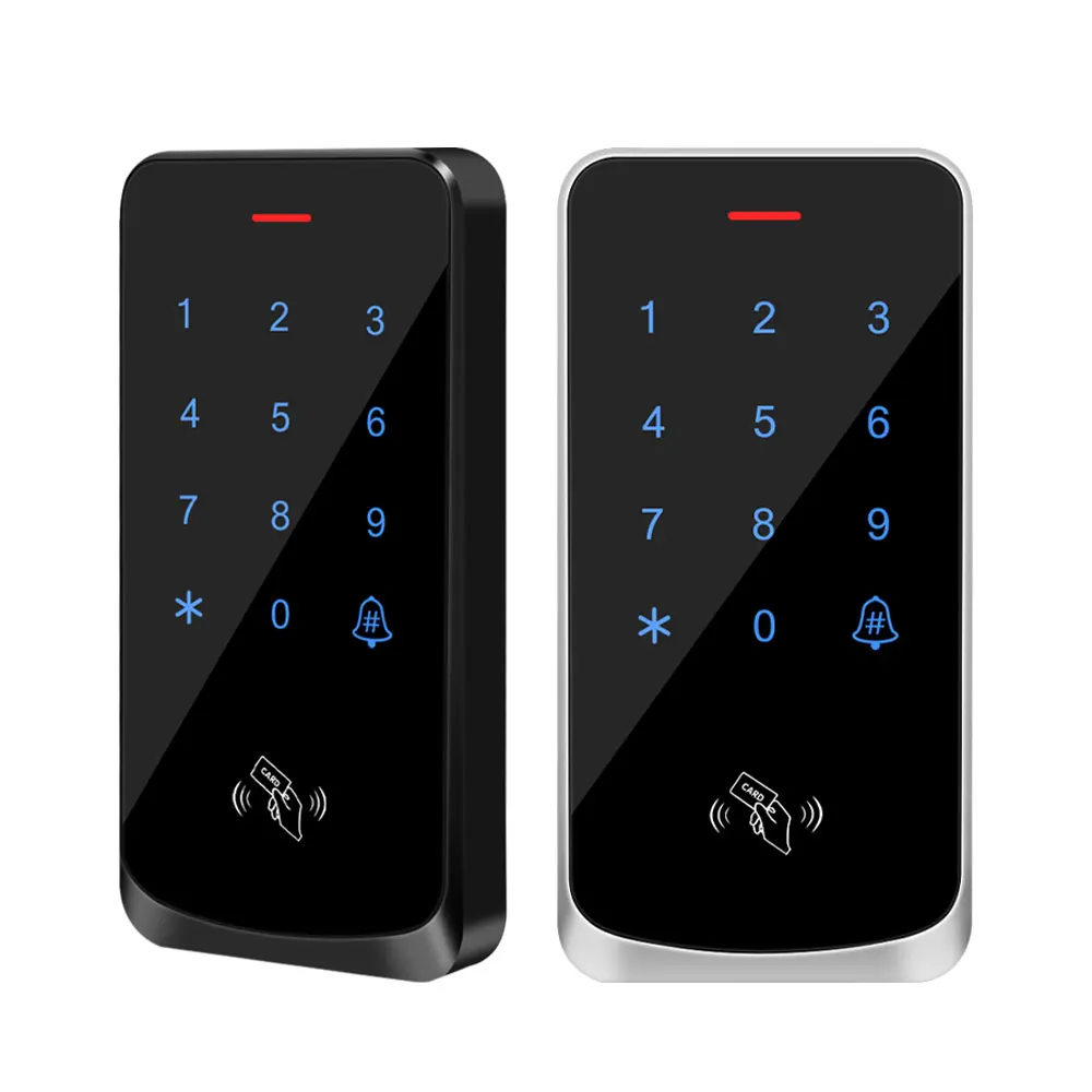 IP68 กันน้ํา Touch Backlight Access Control คีย์บอร์ด RFID 125KHz EM กลางแจ้งปุ่มกดประตูล็อคเปิด Wiegand Reader