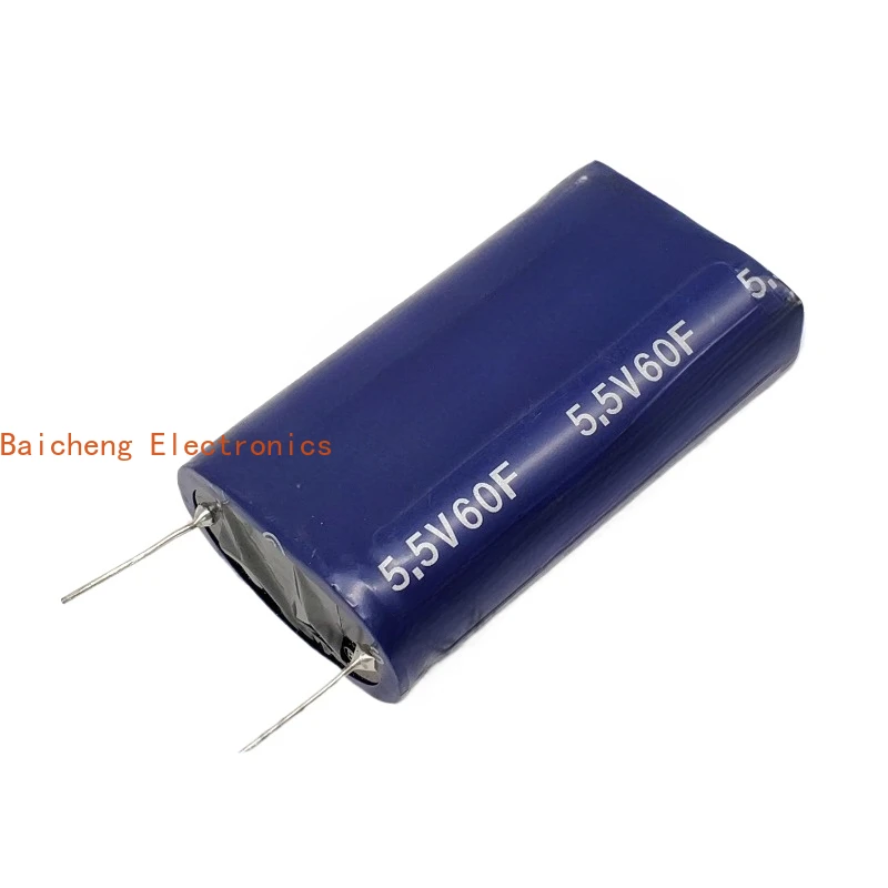 

2PCS Farad Capacitor 60F 5.4V Combination Type 5.5V60F High Current Driving Record 5.5V50F
