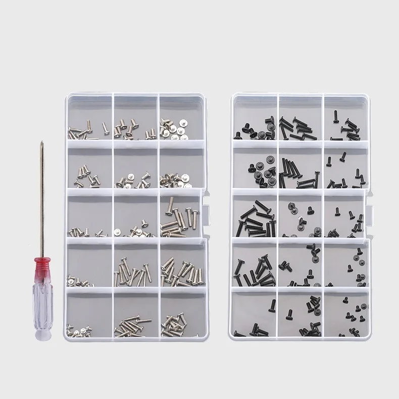 M1.2 M1.4 M1.6 M1.7 M2 M2.2 - M3 Flat / Round Head Phillips Screws Laptop Notebook Repair Screws Set for Computer Small Screw